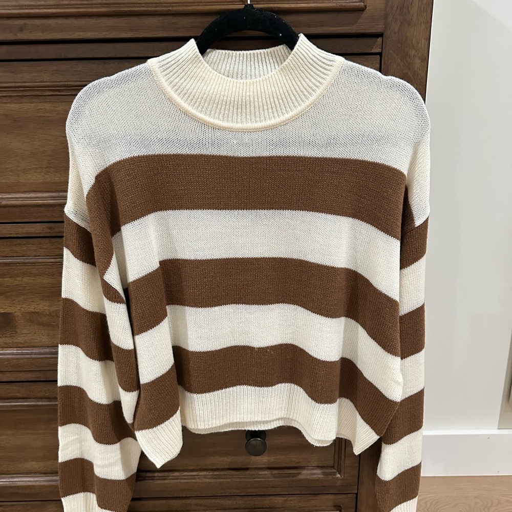 H&M Brown Stripe Sweater
